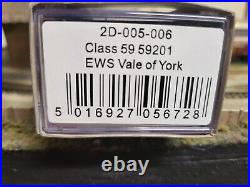 2d-005-006dccs N Gauge Dapol Class 59 Ews 59201 Vale Of York DCC Sound New