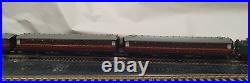2s-013-010 9f 92220 DCC Sound N Gauge Evening Star & 4 Gresley Maroon Coaches