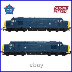 35-301SF Bachmann 00 Gauge Class 37 Split Headcode BR Blue DCC Fitted Sound New