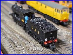 372-061 Farish N Gauge Class 4f 3851 Lms Black DCC Sound Lamps Firebox Crew New