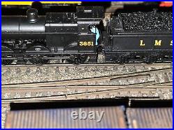 372-061 Farish N Gauge Class 4f 3851 Lms Black DCC Sound Lamps Firebox Crew New