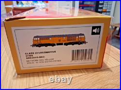 ACCURASCALE 00 GAUGE ACC2849 Class 31 105 NETWORK RAIL YELLOW Livery DCC SOUND