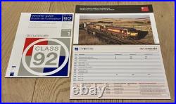 Accurascale ACC2190-92001DCC OO Class 92 Victor Hugo EWS DCC Sound Excellent