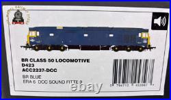 Accurascale ACC2237-DCC BR Class 50 BR Blue D423 DCC Sound Fitted -OO Gauge