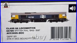 Accurascale ACC3025-DCC Class 66 GBRF BR 66789 DCC Sound Fitted