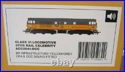 Accurascale Class 31 Rail Celebrity Sound Fitted Limited Edition Model Rail