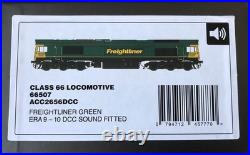 Accurascale Class 66, Freightliner Green/Yellow, 66507, Sound Fitted