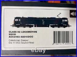 Accurascale Oo Gauge Acc2193-92010dcc Caledonian Class 92 Diesel Loco DCC Sound