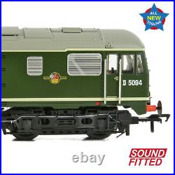 BNIB OO Gauge Bachmann 32-443SF DCC SOUND Class 24/0 D5094 BR Green Loco