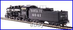 BROADWAY LIMITED 4761 HO ATSF 4000 Class 2-8-2 #4041 Oil Paragon4 Sound/DC/DCC