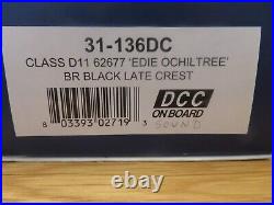 Bachmann 31-136dc no 62677 edie ochiltree br black late crest dcc sound on board