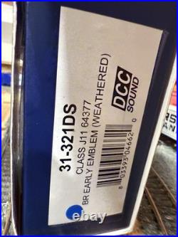 Bachmann 31-321ds Class D11 Locomotive 64377 Br Black Weathered DCC Sound Fitted