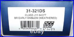 Bachmann 31-321ds Class D11 Locomotive 64377 Br Black (weathered) DCC Sound