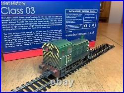 Bachmann 31-364 BR Green 0-6-0 Class 03 Diesel Shunter D2383 factory weathered