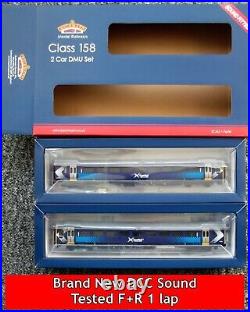 Bachmann 31-498SF Class 158 2 Car DMU ScotRail Saltire DCC Sound decoder fitted