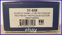 Bachmann 31-658 BR Class 47 47190 Pectinidae Railfreight Petroleum Weathered