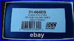 Bachmann 31-664DS Class 47/0 47050 BR RailFreight Grey Weatherd DCC/SOUND Fitted