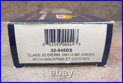 Bachmann 32-040ds Class 20 Diesel D8113 Br Green Discs/tablet Catcher DCC Sound