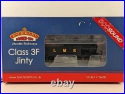 Bachmann 32-227DS Class 3F Jinty 0-6-0T 7365 LMS Black DCC Sound Removed