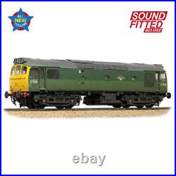 Bachmann 32-342SFX Deluxe Class 25/2 D7525 BR Green FYE Weathered (DCC-Sound)