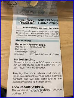 Bachmann 32-346SF Class 25 25106 BR Blue Weathered DCC Sound