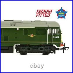 Bachmann 32-415SF Class 24/0 D5036 BR Green SYP Disc Headcode (DCC-Sound)