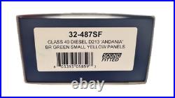 Bachmann 32-487SF OO Gauge BR Class 40 No D213 Andania DCC Sound BNIB