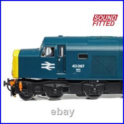 Bachmann 32-489SF OO Gauge Class 40 Disc Headcode 40097 BR Blue (DCC SOUND)