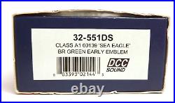 Bachmann 32-551DS DCC Sound Class A1'Sea Eagle' BR Green 60139 (OO) Boxed P931