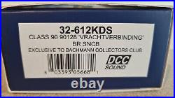 Bachmann 32-612KDS Class 90 90128'Vrachtverbinding' BR SNCB DCC sound