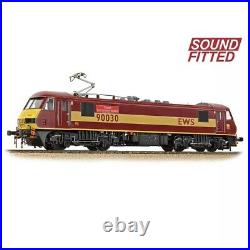 Bachmann 32-619SF OO Class 90 90030'Crewe Locomotive Works' EWS DCC Sound (ESU)