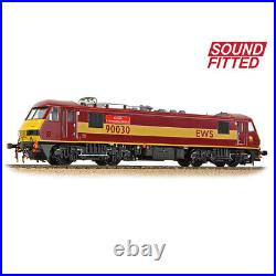 Bachmann 32-619SF OO Gauge Class 90 90030'Crewe Locomotive Works' EWS DCC Sound