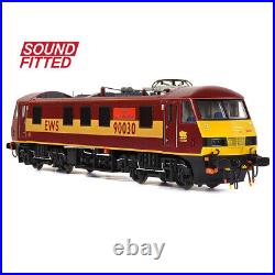 Bachmann 32-619SF OO Gauge Class 90 90030'Crewe Locomotive Works' EWS DCC Sound