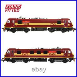 Bachmann 32-619SF OO Gauge Class 90 90030'Crewe Locomotive Works' EWS DCC Sound