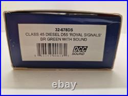 Bachmann 32-678DS OO Gauge Class 45 D55'Royal Signals', DCC Sound, BR Green