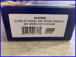 Bachmann 32-678DS OO Gauge Class 45 D59 BR Green DCC Sound Fitted Renumbered