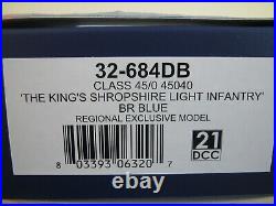 Bachmann 32-684DB Class 45 Peak 45040 THE KINGS SHROPSHIRE LIGHT INFANTRY NEW