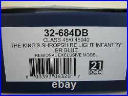 Bachmann 32-684db Class 45 Peak 45040 The Kings Shropshire Light Infantry New