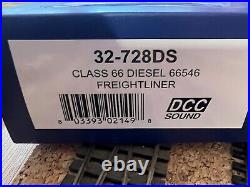 Bachmann 32-728ds DCC Sound Fitted Freightliner Class 66 Diesel Locomotive 66546