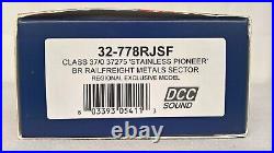 Bachmann 32-778RJSF Class 37/0 37275 Stainless Pioneer BR Railfreight DCC Sound