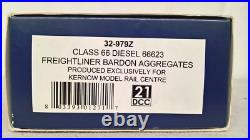 Bachmann 32-979Z Class 66 66623 Freightliner Bardon Aggregates DCC Sound OO