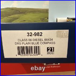 Bachmann 32-982 Class 66 DRS 66434 Blue DCC Sound Fitted Legomanbiffo OO Gauge