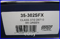 Bachmann 35-302SFX Class 37 BR Green Late CrestSplit Headcode D6710 Sound Deluxe