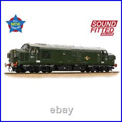 Bachmann 35-302SFX OO Gauge Class 37/0 D6710 BR Green Split Headcode DCC Sound D