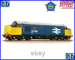 Bachmann 35-335SFX Class 37/4'CWMBRAN' BR Blue Large Logo Sound Fitted Deluxe