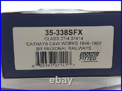 Bachmann 35-338SFX OO Gauge Class 37/4 37414 Cathays C&W Works BR RR DCC SOUND