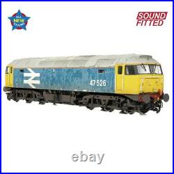 Bachmann 35-421SF Class 47 526 BR Blue Large Logo Weathered (DCC-Sound)