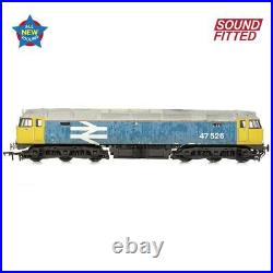 Bachmann 35-421SF Class 47 526 BR Blue Large Logo Weathered (DCC-Sound)