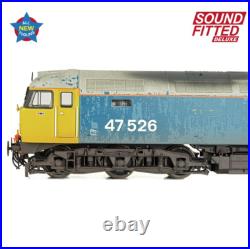 Bachmann 35-421SFX OO Gauge Class 47/4 BR Blue Large Logo (W) DCC Sound and Fans