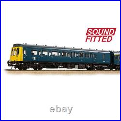 Bachmann 35-504SF Class 117 3 Car DMU L412 BR Blue (DCC-Sound)